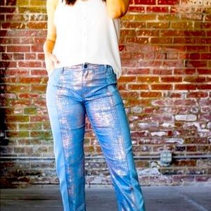 Glittery Denim Jeans